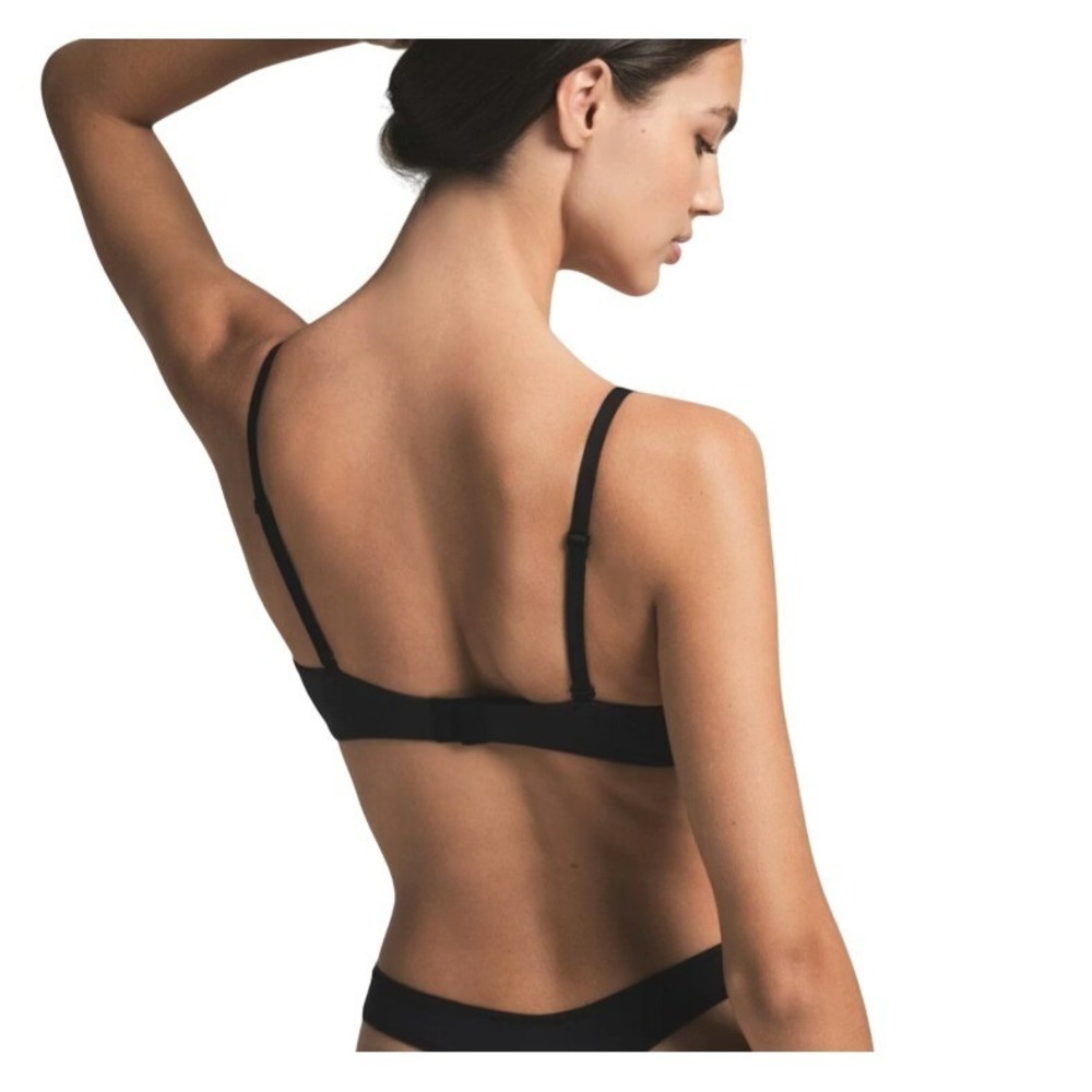 Skims Fits Everybody Unlined Demi Bra Onyx Black Underwire 34C BR-UWR-2293 - Picture 4 of 4